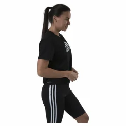 adidas Cropped Logo Sport T-Shirt Black / White* Träning|T-Shirts