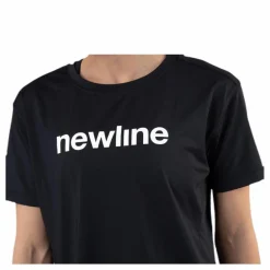 Newline Cropped Tee Black* T-Shirts|Löpning