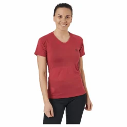 Salomon Cross Rebel Ss Tee W Earth Red* Löpning|T-Shirts