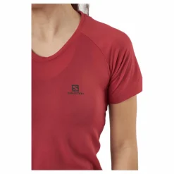 Salomon Cross Rebel Ss Tee W Earth Red* Löpning|T-Shirts