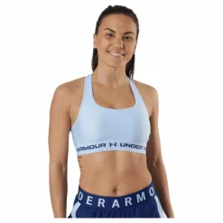 Under Armour Crossback Mid Bra Blue* Sport-Bh:Ar|Löpning
