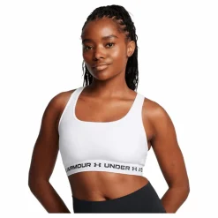 Under Armour Crossback Mid Bra Mod Gray* Löpning|Träning