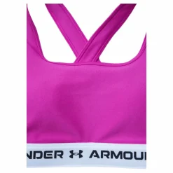 Under Armour Crossback Mid Bra Pink* Löpning|Sport-Bh:Ar