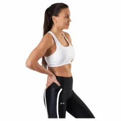 Under Armour Crossback Mid Bra White* Löpning|Sport-Bh:Ar