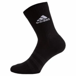 adidas Tennis Cush Crew 3-Pack Black* Racketsporter