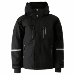 Tenson Davie Ski Jacket Kid Black*Barn Alpint|Jackor