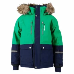 Tenson Daxian Ski Jacket Kid Green*Barn Alpint|Jackor
