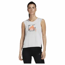 adidas Decode Tank Grey* Löpning|Linnen
