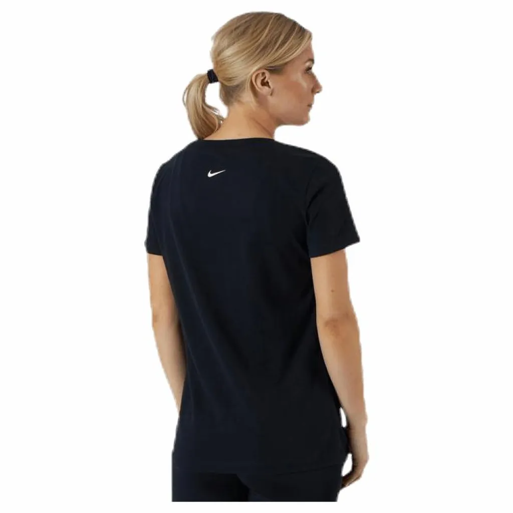 Nike Dfct Tee Scoop Logo White/Black* T-Shirts|Träning