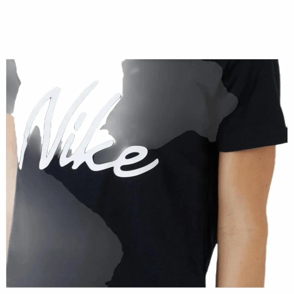Nike Dfct Tee Scoop Logo White/Black* T-Shirts|Träning