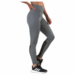 adidas D2M  Hirise Long Tight White/Black* Tights|Träning