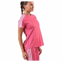adidas D2M 3S Tee Pink/White* T-Shirts|Träning
