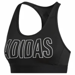 adidas Dont Rest Alphaskin Sport Branded Bra Black / White* Löpning|Träning