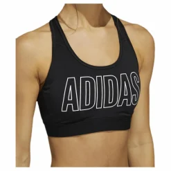 adidas Dont Rest Alphaskin Sport Branded Bra Black / White* Löpning|Träning