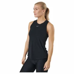 Nike Dri-FIT One Luxe Women's Standard Fit Tank BLACK/REFLECTIVE SILV* Träning|T-Shirts
