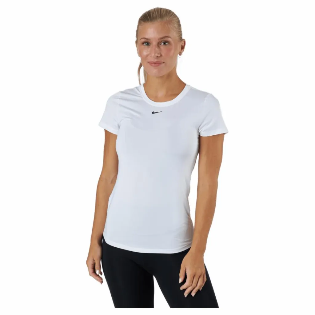 Nike Dri-fit One Women's Slim Fit S White/black* T-Shirts|Träning