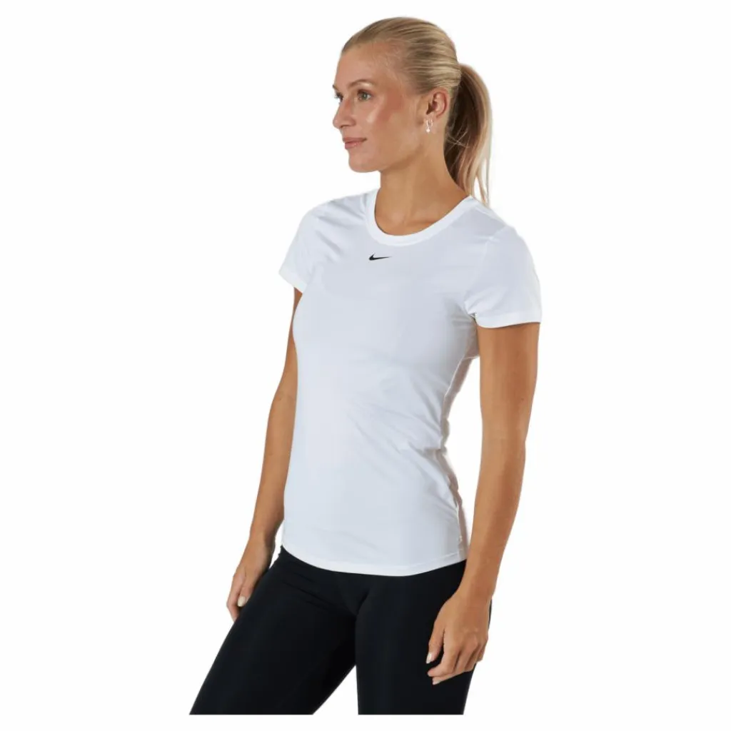 Nike Dri-fit One Women's Slim Fit S White/black* T-Shirts|Träning