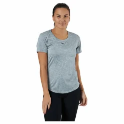 Nike Dri-FIT One Women's Standard Fit Short-Sleeve Top PARTICLE GREY/HTR/BLACK* T-Shirts|Träning