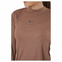 Nike Dri-fit Run Division Women's L Archaeo Brown/pink Oxford/refb* Tröjor|Löpning
