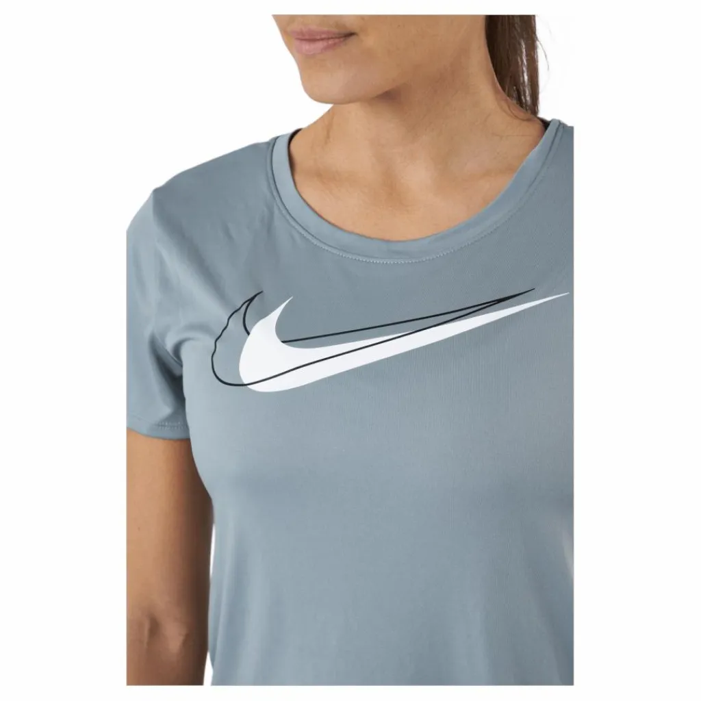 Nike Dri-fit Swoosh Run Women's Run Particle Grey/white* Löpning|T-Shirts