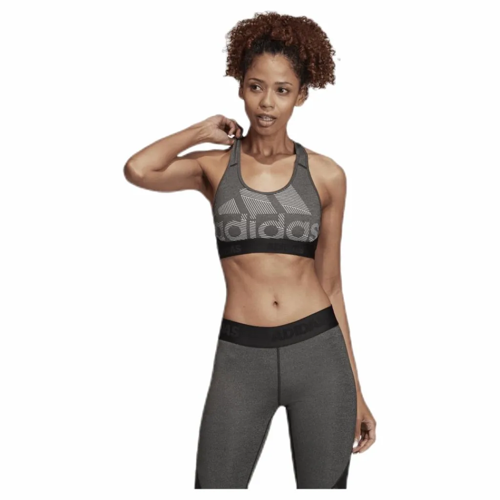 adidas Drst Alphaskin Bos White/Black* Sport-Bh:Ar|Träning