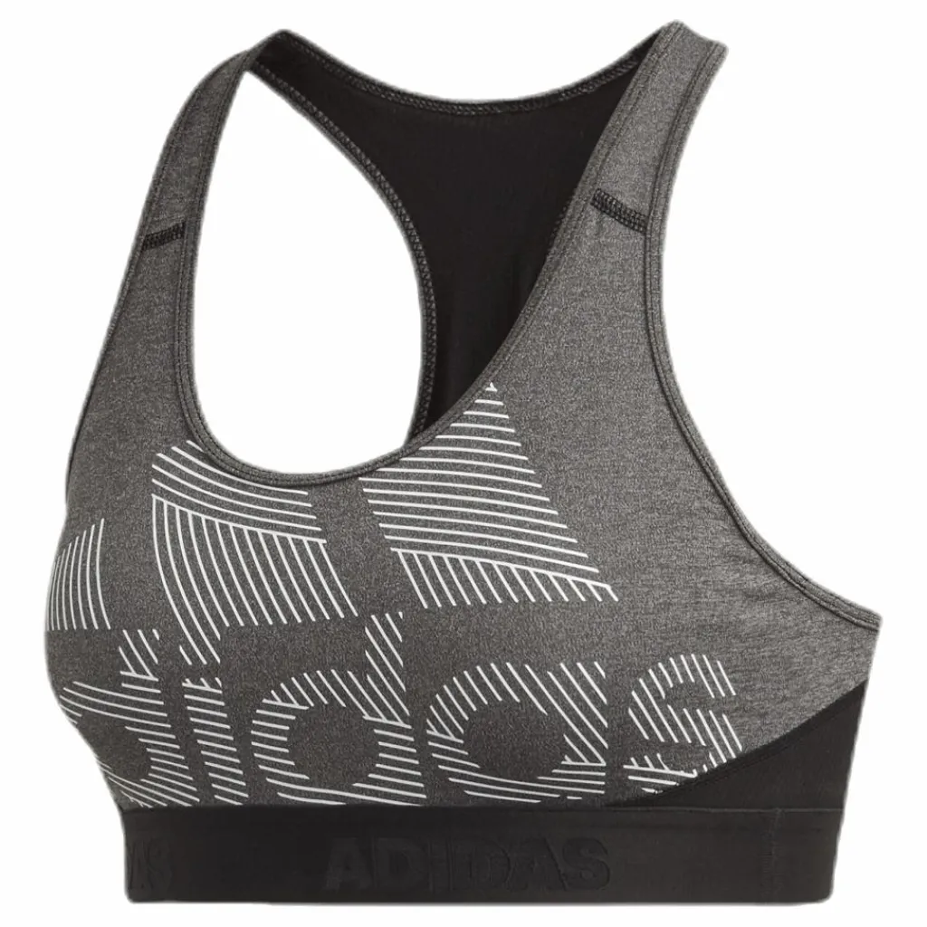 adidas Drst Alphaskin Bos White/Black* Sport-Bh:Ar|Träning