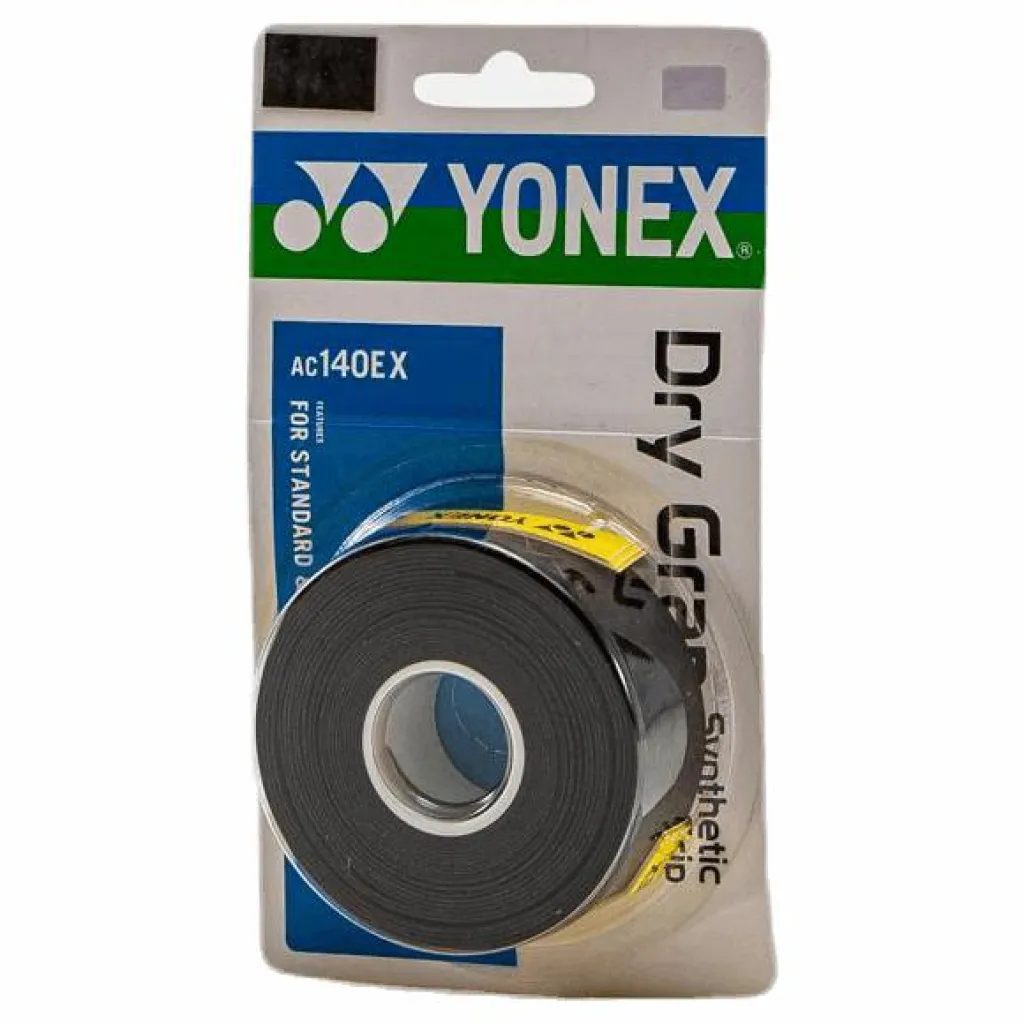 Yonex Dry Grips 3wraps Black* Racket Och Bollar|Racketsporter
