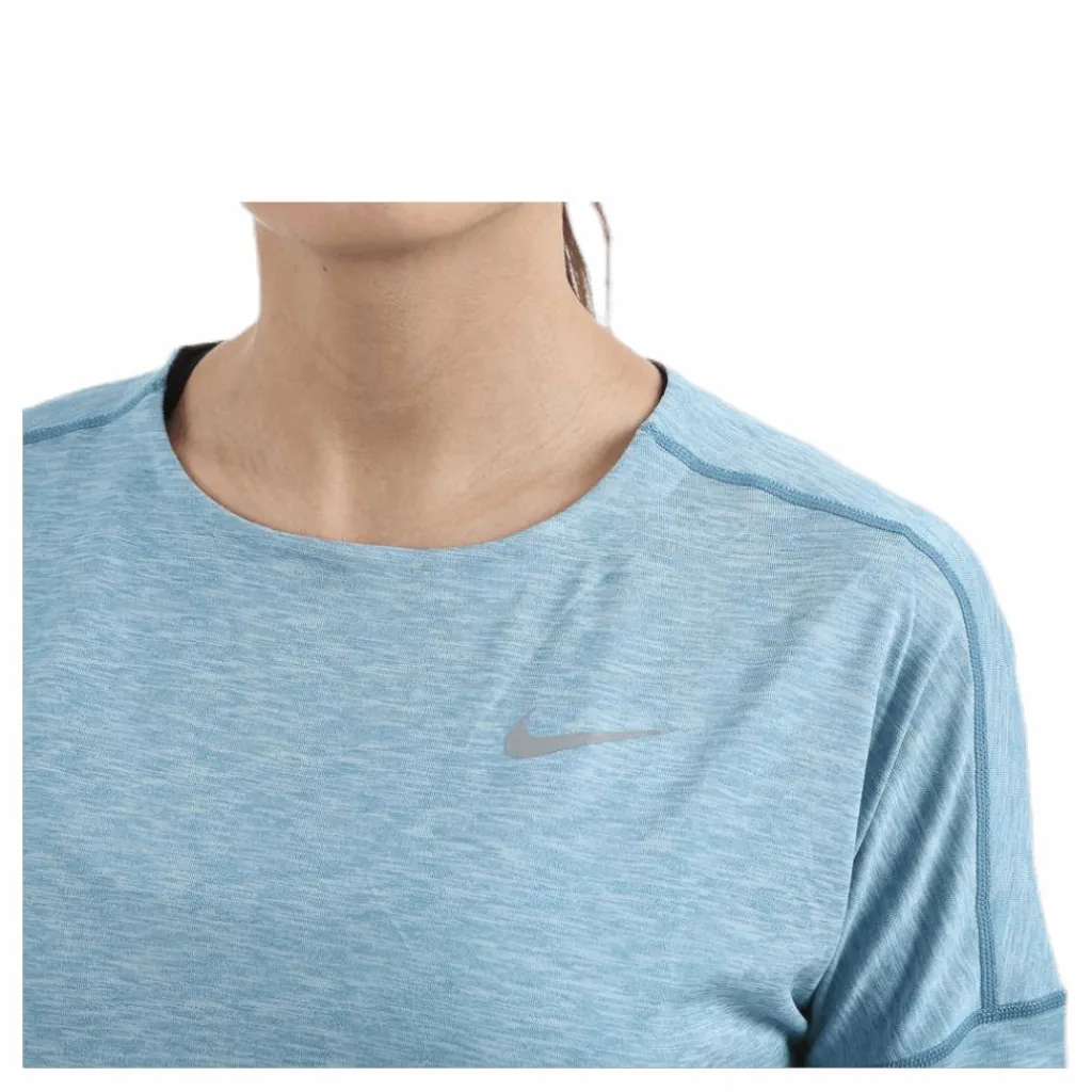 Nike Dry Medalist Htr Top Blue* T-Shirts|Löpning