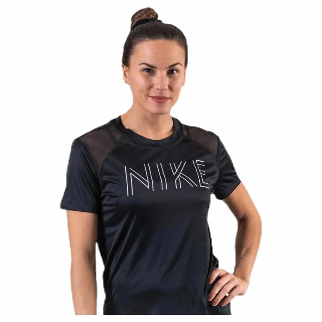 Nike Dry Miler SS Black/Silver* T-Shirts|Löpning