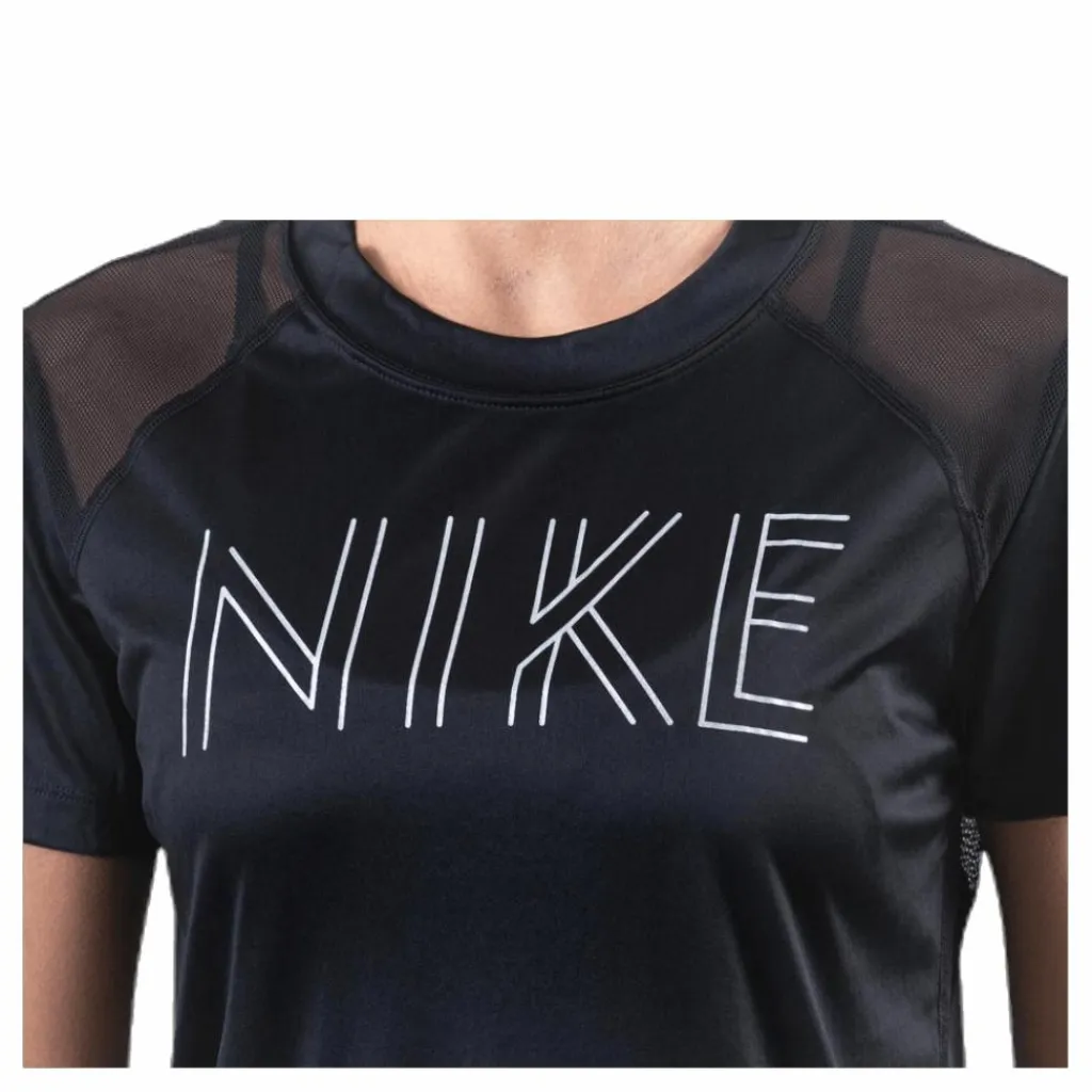 Nike Dry Miler SS Black/Silver* T-Shirts|Löpning