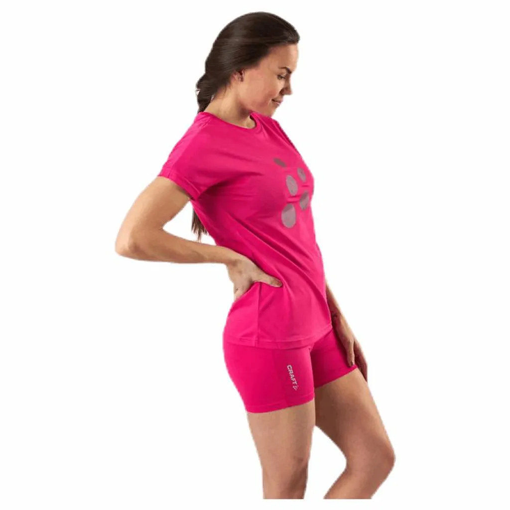 Craft Eaze SS Logo Mesh Tee Pink* Träning|T-Shirts