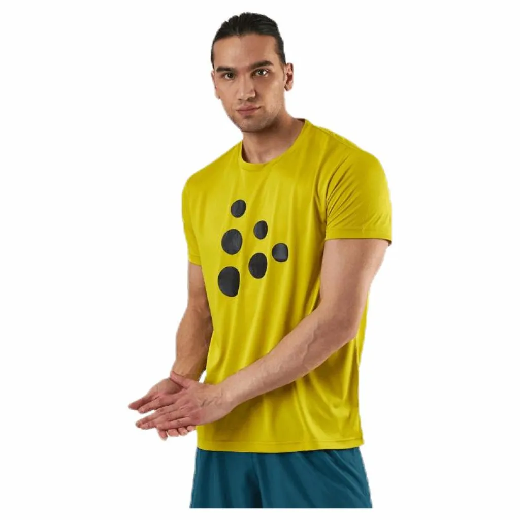 Craft Eaze SS Mesh Tee Black/Green* Löpning|T-Shirts