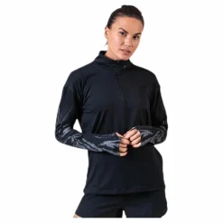 Nike Element Flsh Half-Zip Black/Silver* Tröjor|Löpning