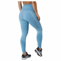 Famme Elevate Wave Leggings 2 Melange Blue* Tights|Träning