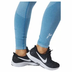 Famme Elevate Wave Leggings 2 Melange Blue* Tights|Träning