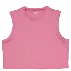 BLACC Ella Overlap Crop Top Mellow Mauve* Linnen|Träning