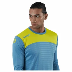 Kempa Emotion 2.0 LS Blue/Yellow* Inomhussporter|T-Shirts