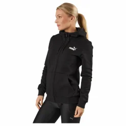 Puma Ess Small Logo Full-zip Hoodie Black* Träning|Tröjor