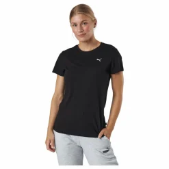 Puma Ess Small Logo Tee Black-cat* Löpning|Träning