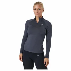 Famme Essential Long Sleeve Dark Grey* T-Shirts|Träning