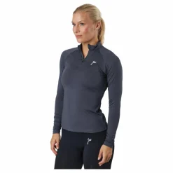 Famme Essential Long Sleeve Dark Grey* T-Shirts|Träning