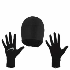 Nike EQ Essential Running Hat And Glove Set W Black* Löpning|Mössor Och Handskar