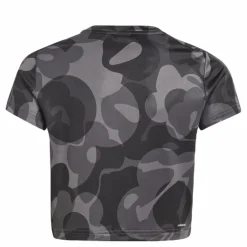 adidas Essentials AEROREADY Seasonal Print Crop T-Shirt Kids Black*Barn T-Shirts|Träning