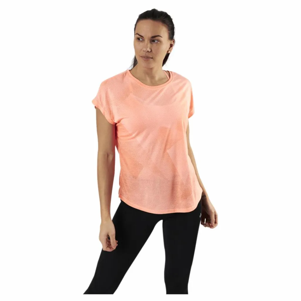 Only Play Fan Loose Burnout Ss Tee* T-Shirts|Träning