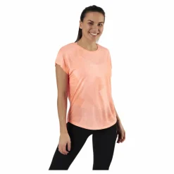 Only Play Fan Loose Burnout Ss Tee* T-Shirts|Träning