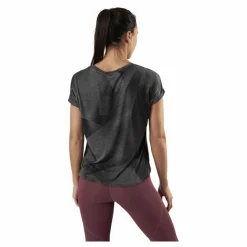 Only Play Fan Loose Burnout Ss Tee Black* T-Shirts|Träning