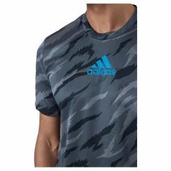 adidas Feelstrcamo Tee Grey Six/blue Rush* T-Shirts|Träning