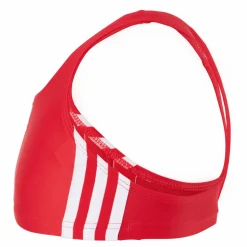 adidas Fitness 3 Stripes Bikini Girls Vivid Red / White*Barn Simning|Badkläder