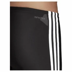 adidas Fitness 3 Stripes Swim Boxer Black / White* Simning|Badkläder