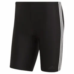 adidas Fitness 3 Stripes Swim Jammer Black / White* Simning|Badkläder
